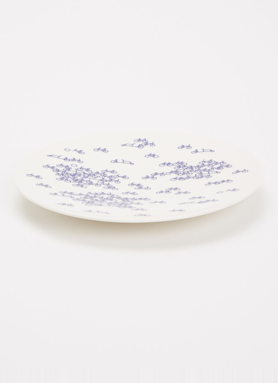 Delft Blue Bicycle Dessert Plate Set - 2 pcs