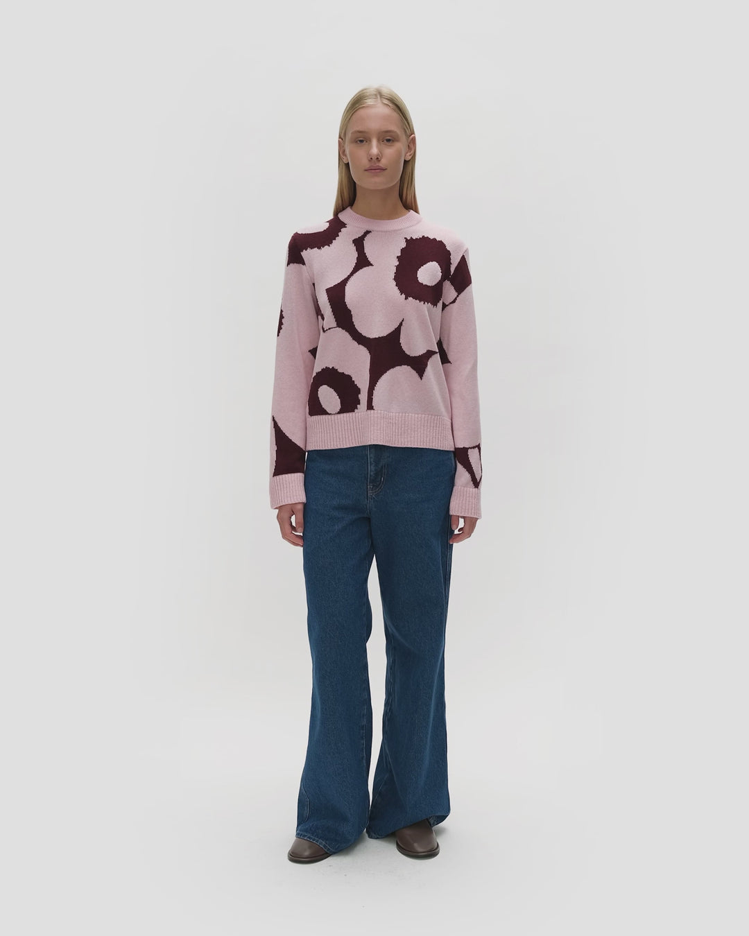 Aatto Unikko Knitted Pullover - Pink
