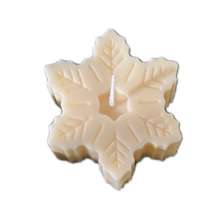 Snowflake Scented Candle - Ivory & Pine Scent