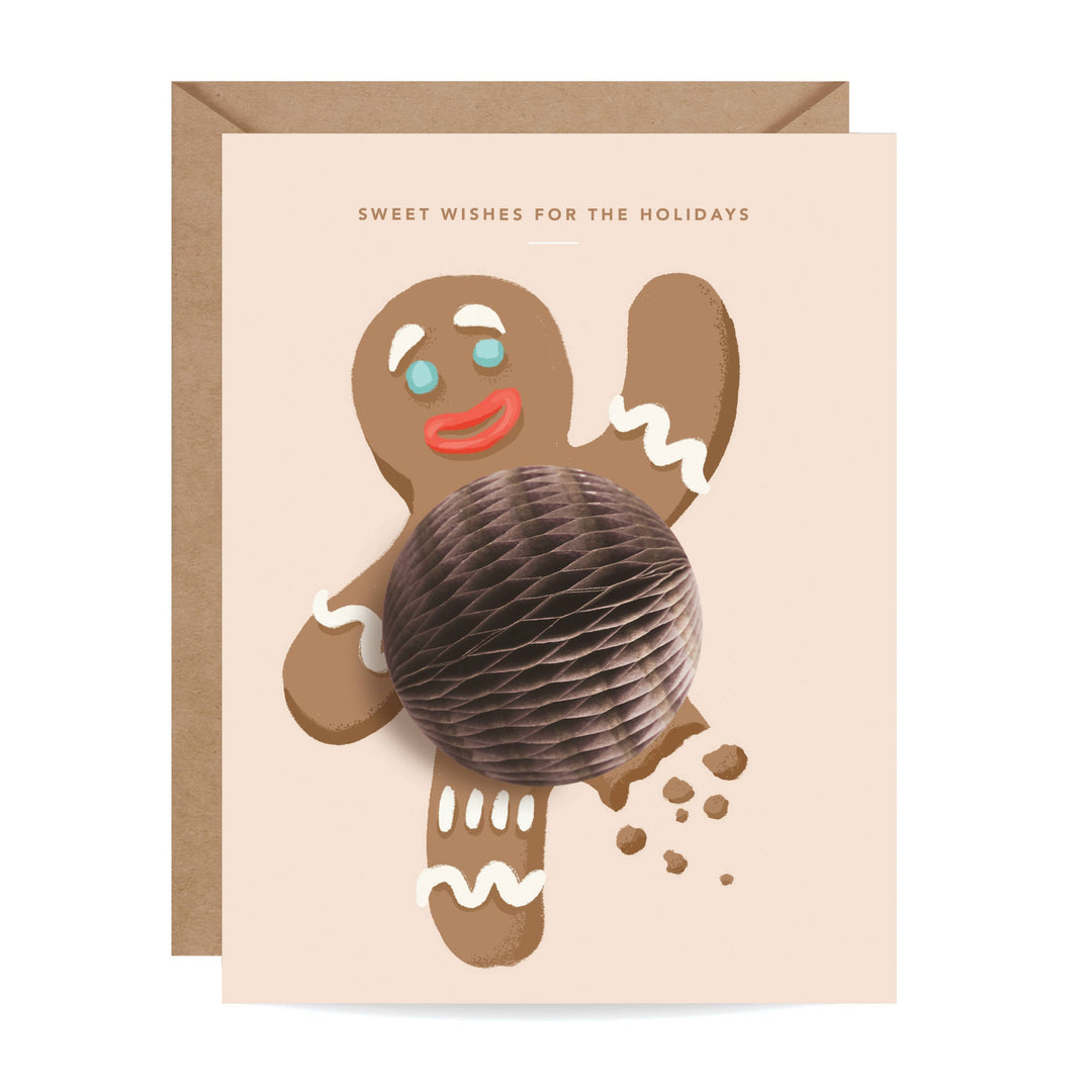 Gingerbread Pop-up Holiday Card