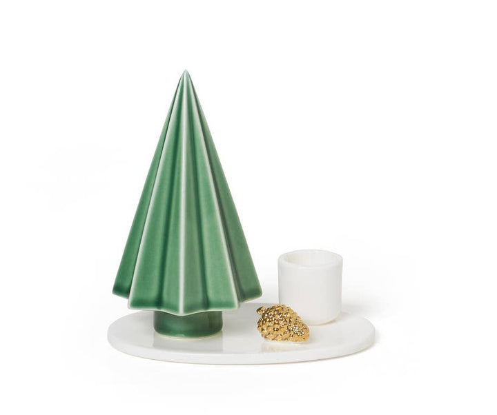 Winter Stories Tree Candle Holder
