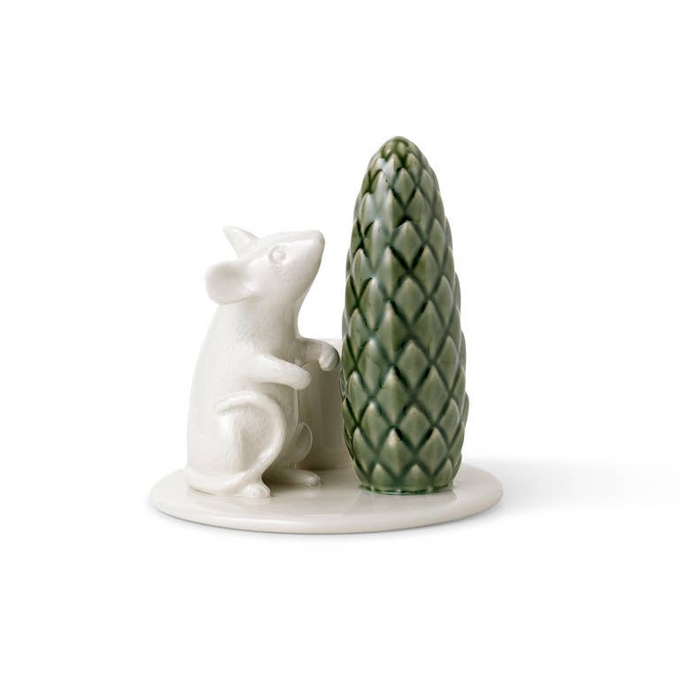 Winter Stories Mouse Candle Holder