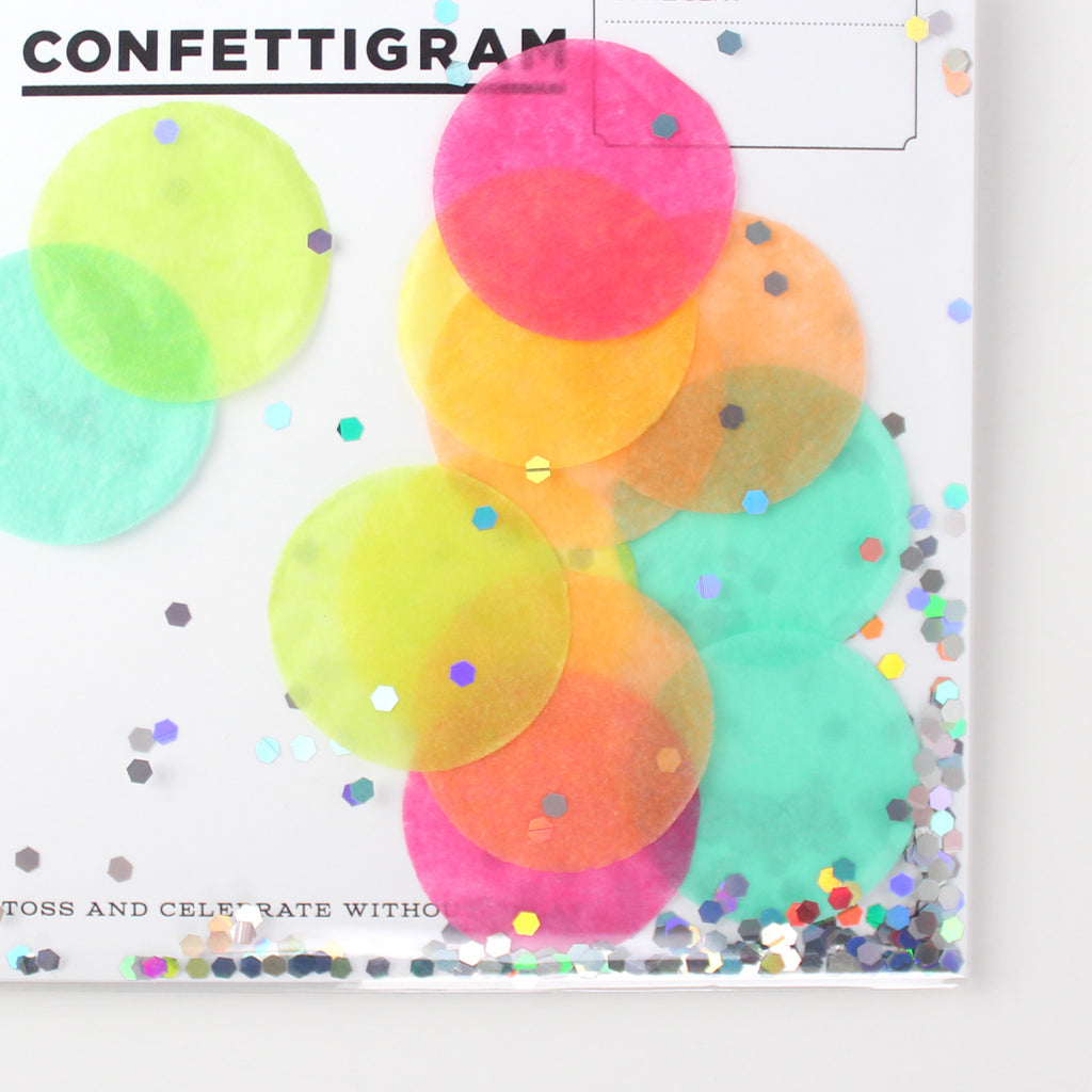 Disco Confettigram Card