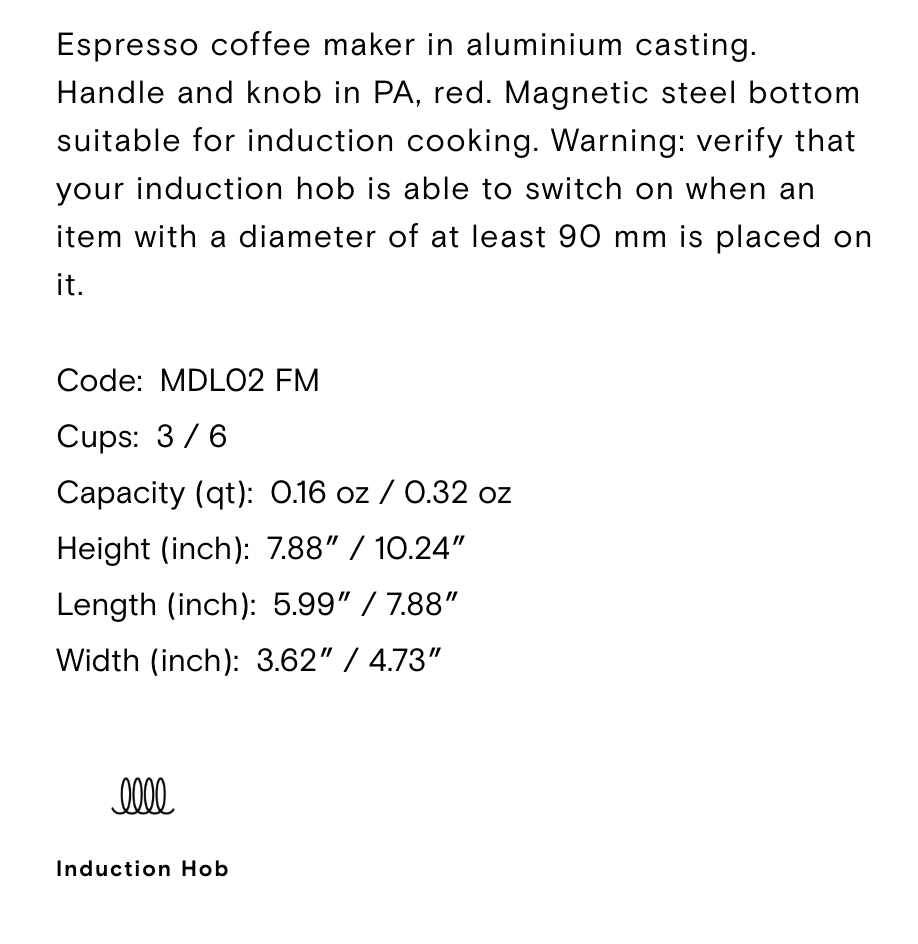 Pulcina Espresso Maker