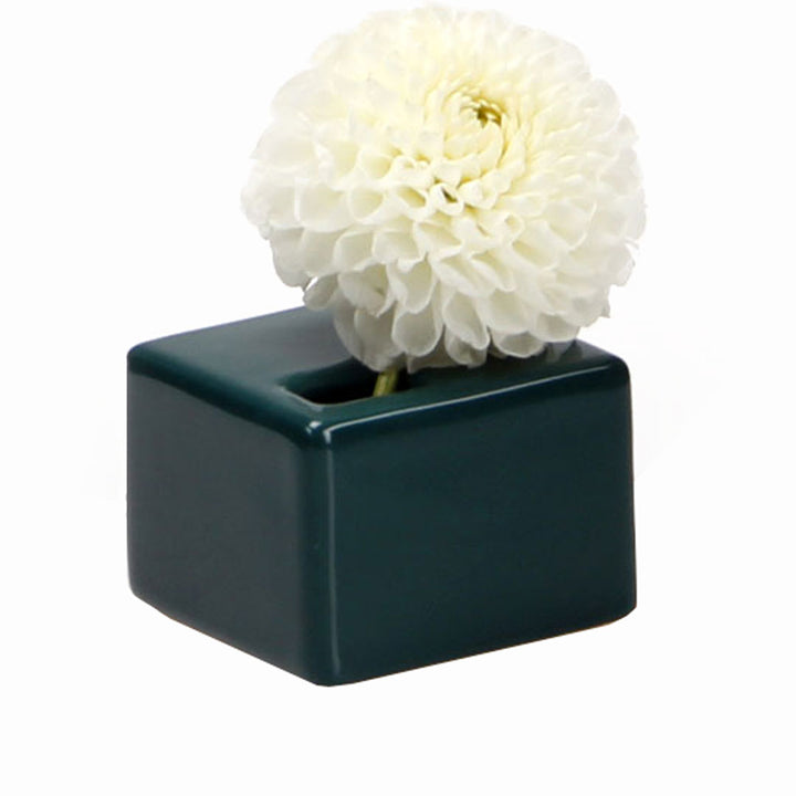 Cube Ceramic Bud Vase