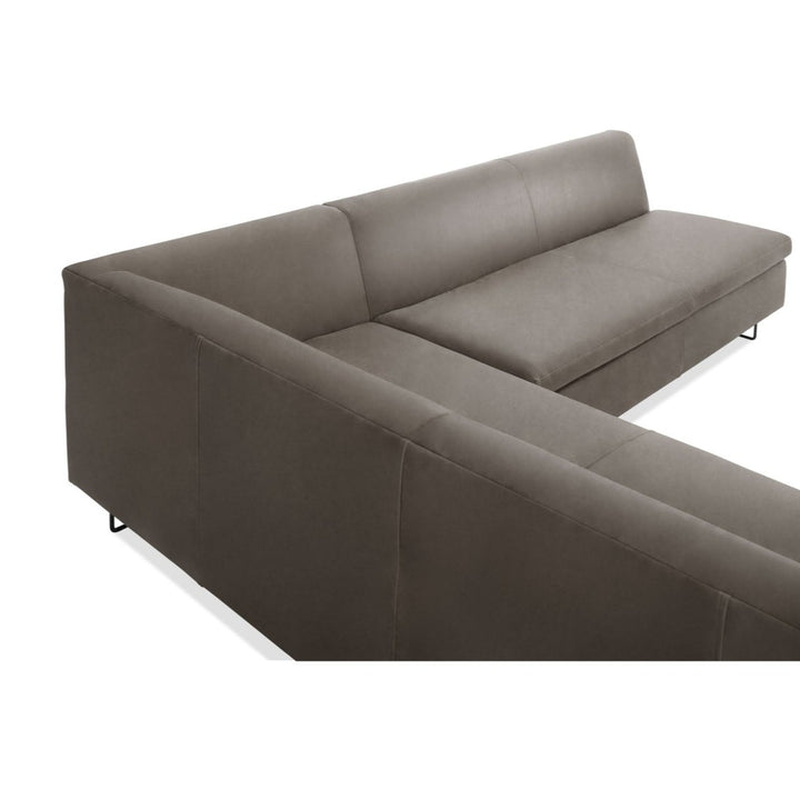 Bonnie & Clyde Leather Sectional Sofa