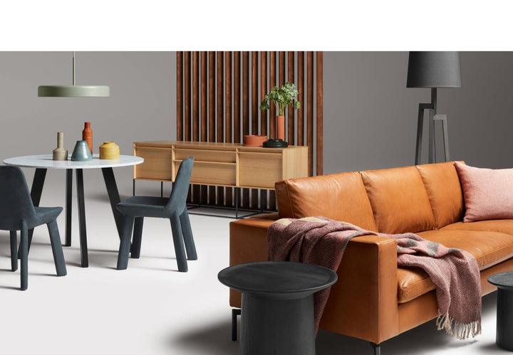 New Standard 104" Leather Sofa