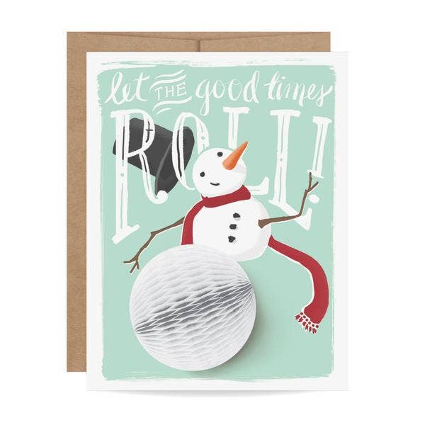 Snowman Pop-up Holiday Card