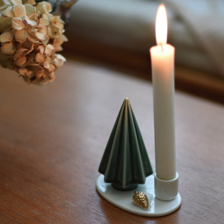 Winter Stories Tree Candle Holder