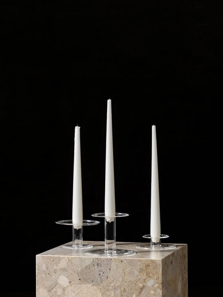 Abacus Glass Candle Holder