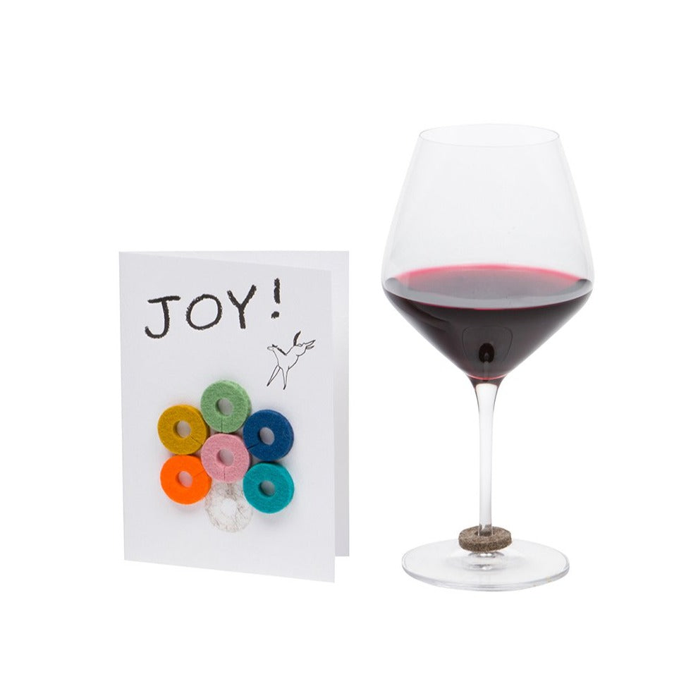 Wine-Ote’s Felt Wine Marker Note Card