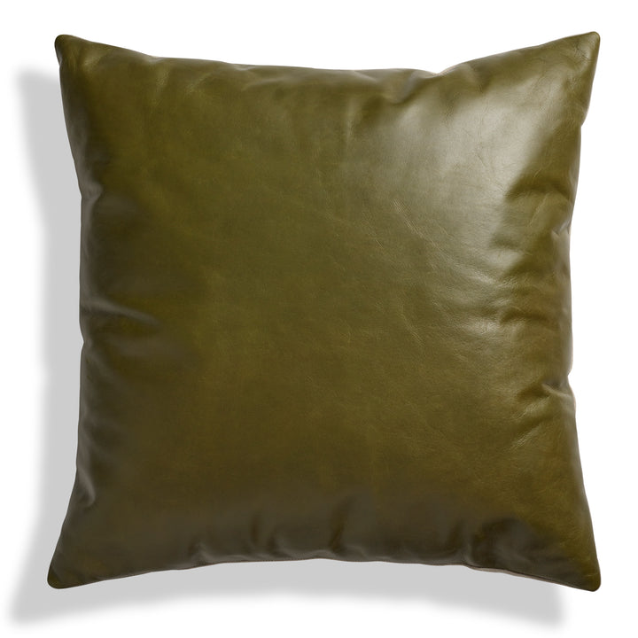 Signal Leather 20" Square Pillow