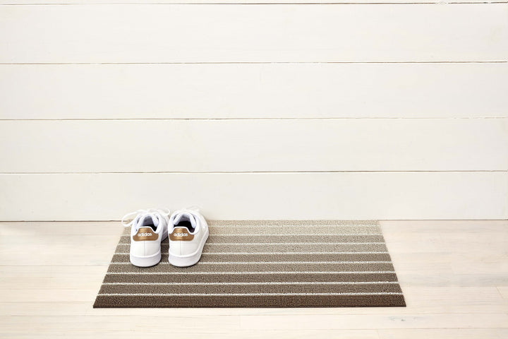 Block Stripe Shag Doormat